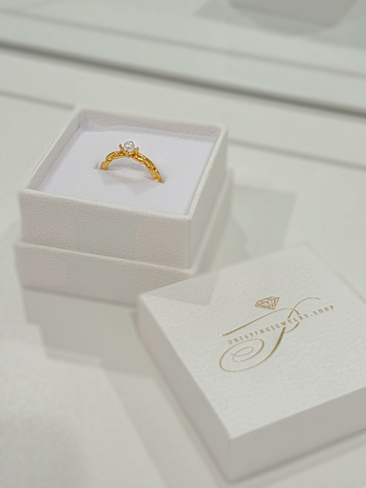 Freshwater Pearl Open Ring