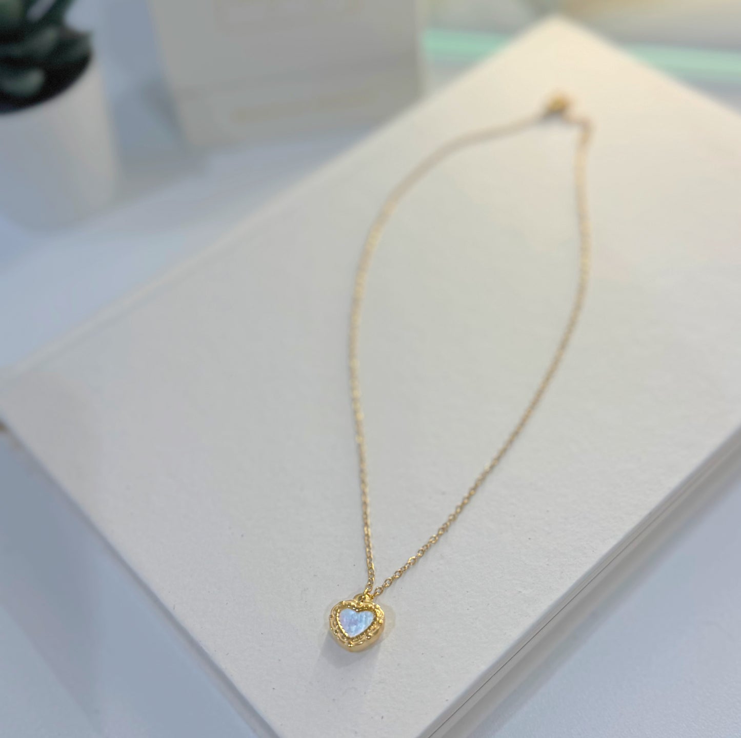 Remember I Love you, Heart Pendant Necklace