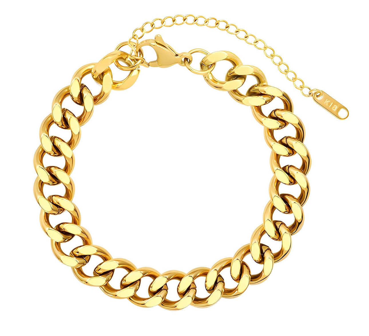 Cuban link adjustable bracelet