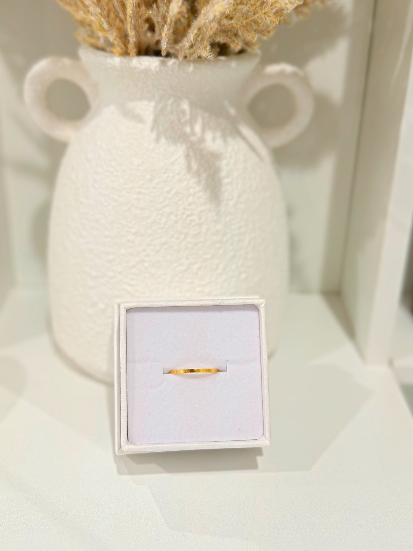 Golden Hour - Minimalist Stacking Ring