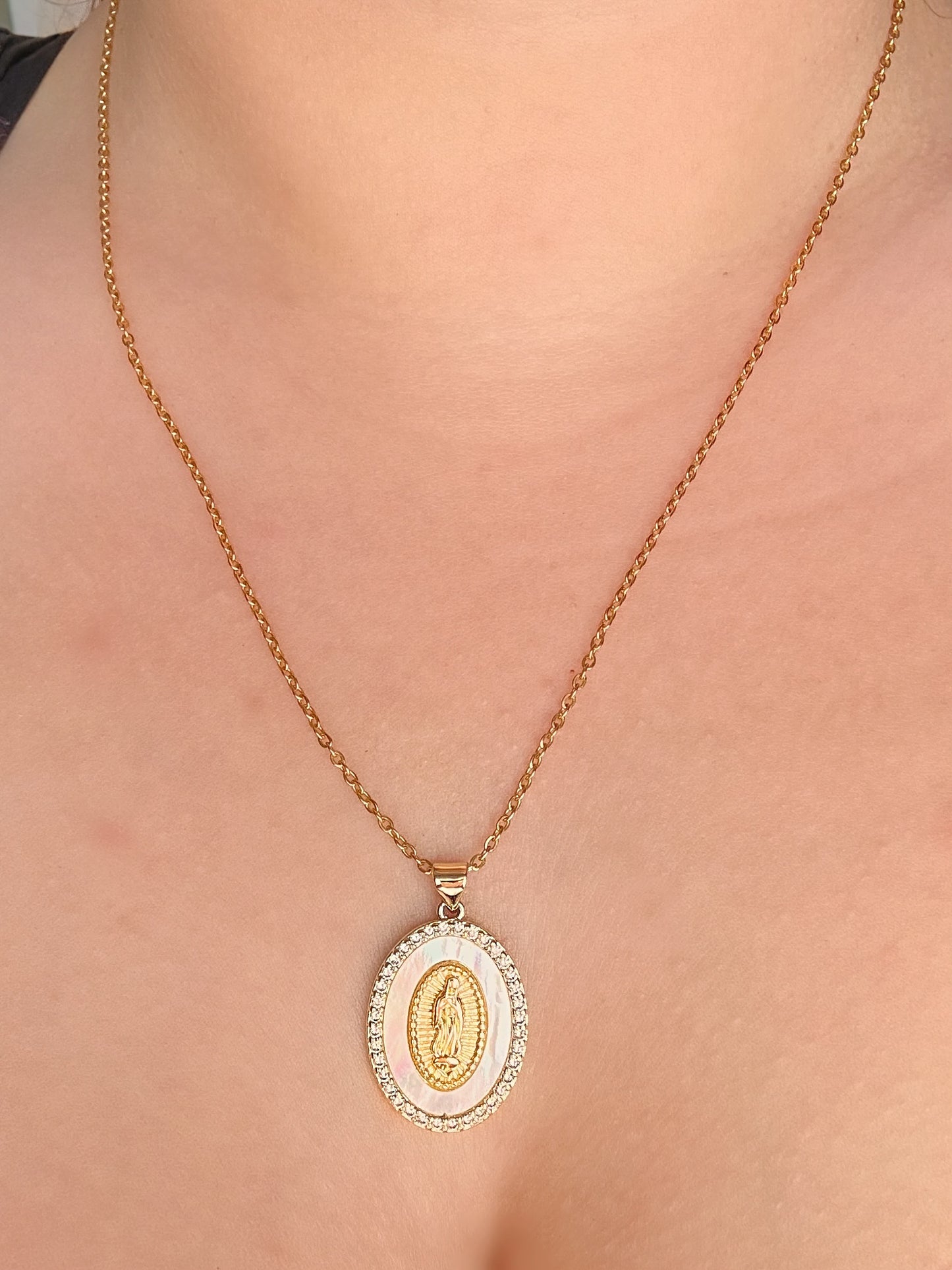 Our lady Guadalupe necklace