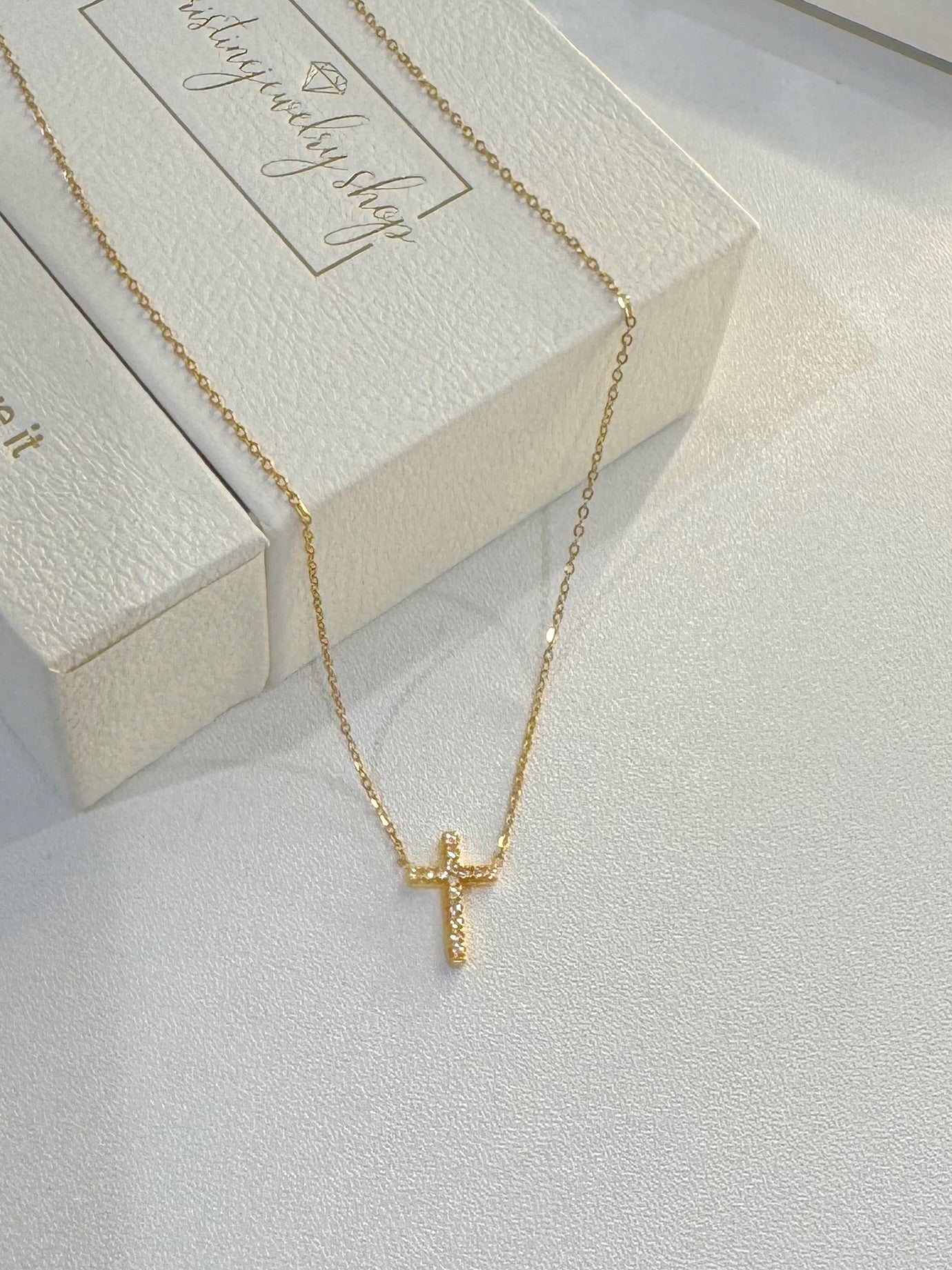 Tiny Cross Layering Necklace