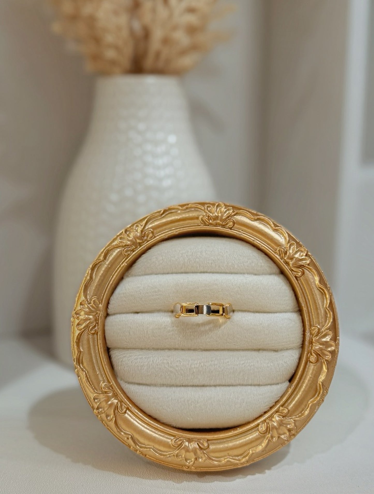 Two Tone Statement Ring