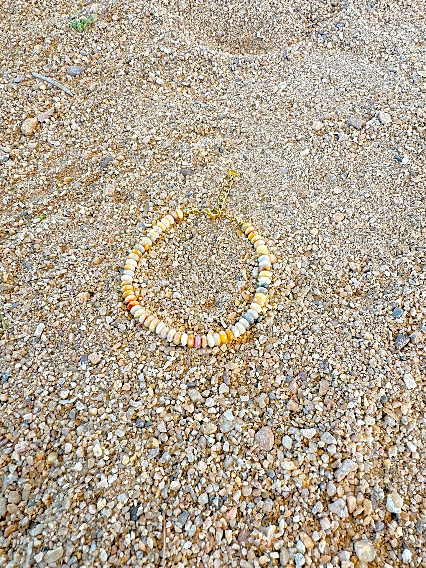Neutral Tone Beaded Layering Bracelet