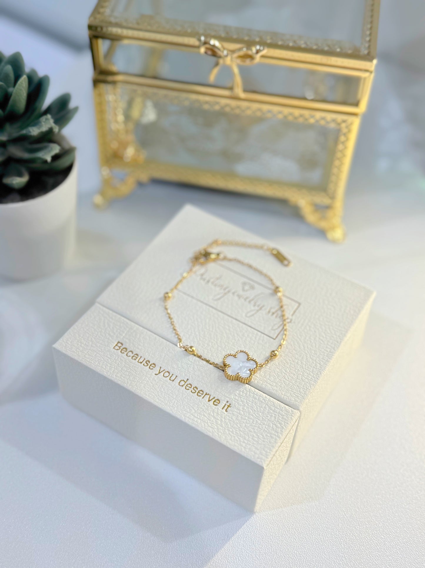 Gold Flower Bracelet