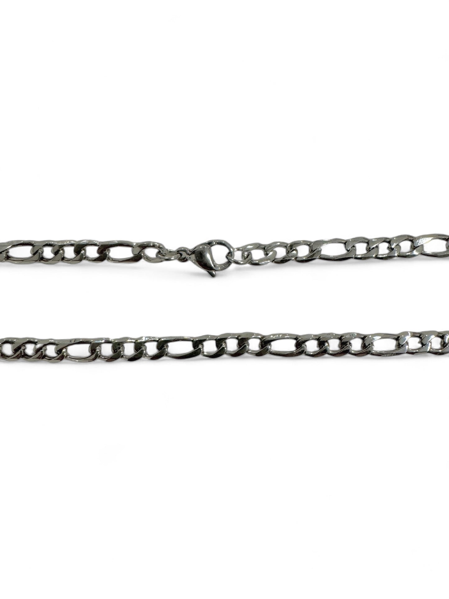 4mm Stainless Steel Figaro Chain, 20in