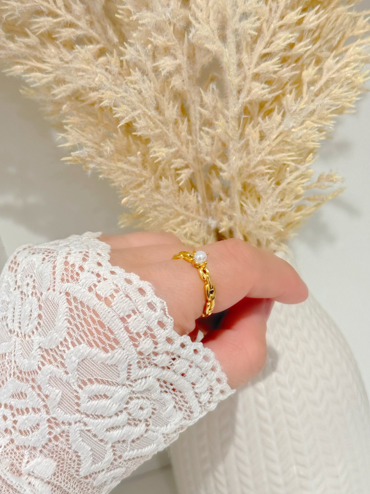 Freshwater Pearl Open Ring