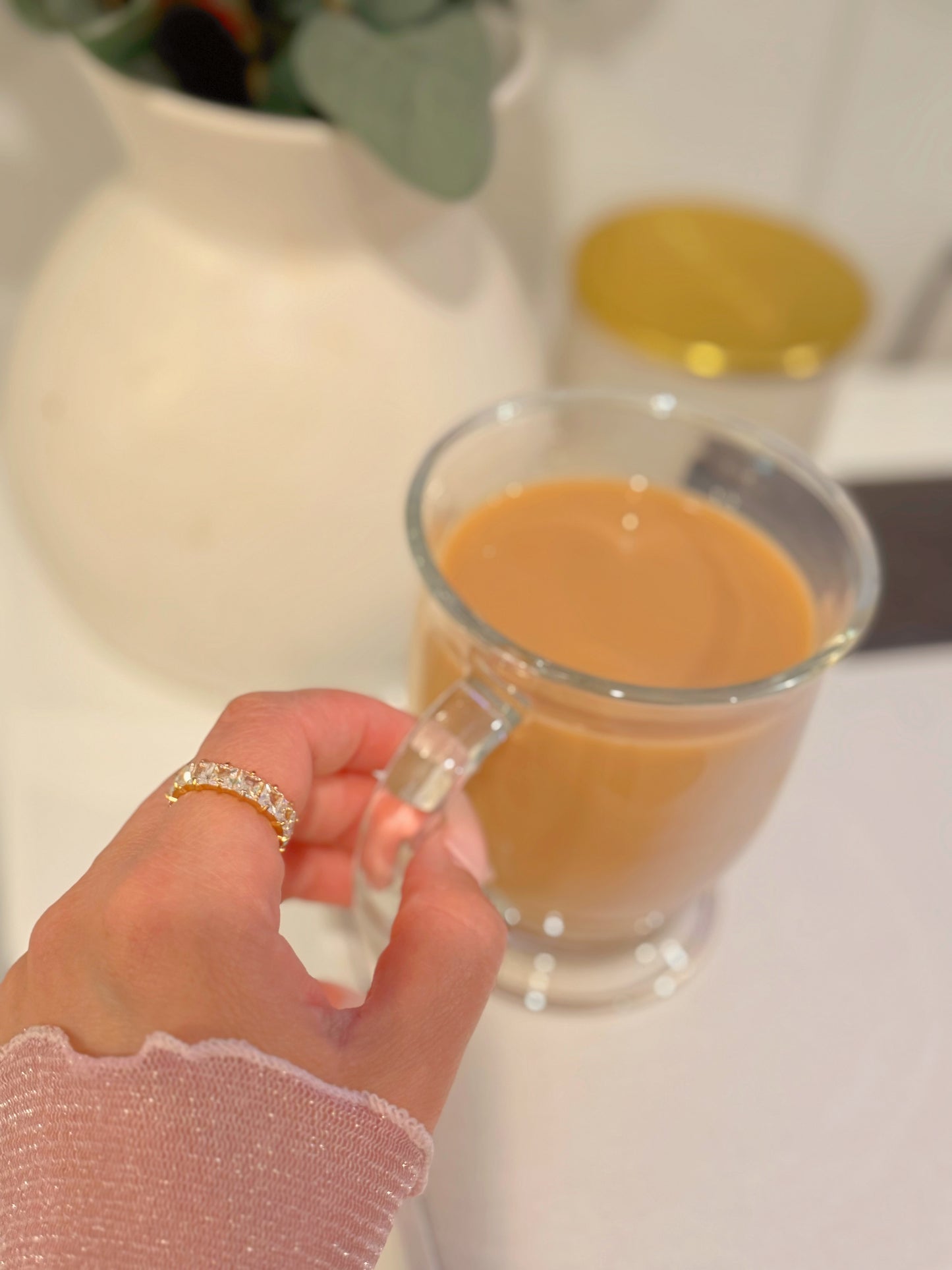 Golden Radiance Eternity Band