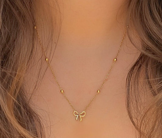 Bow Tie Necklace
