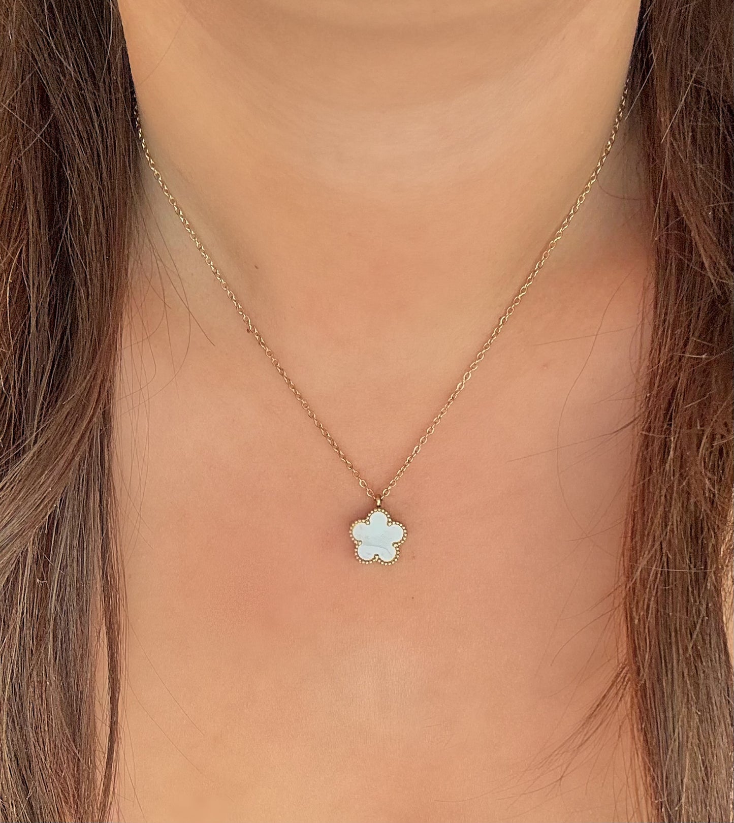 Flower Pendant Necklace