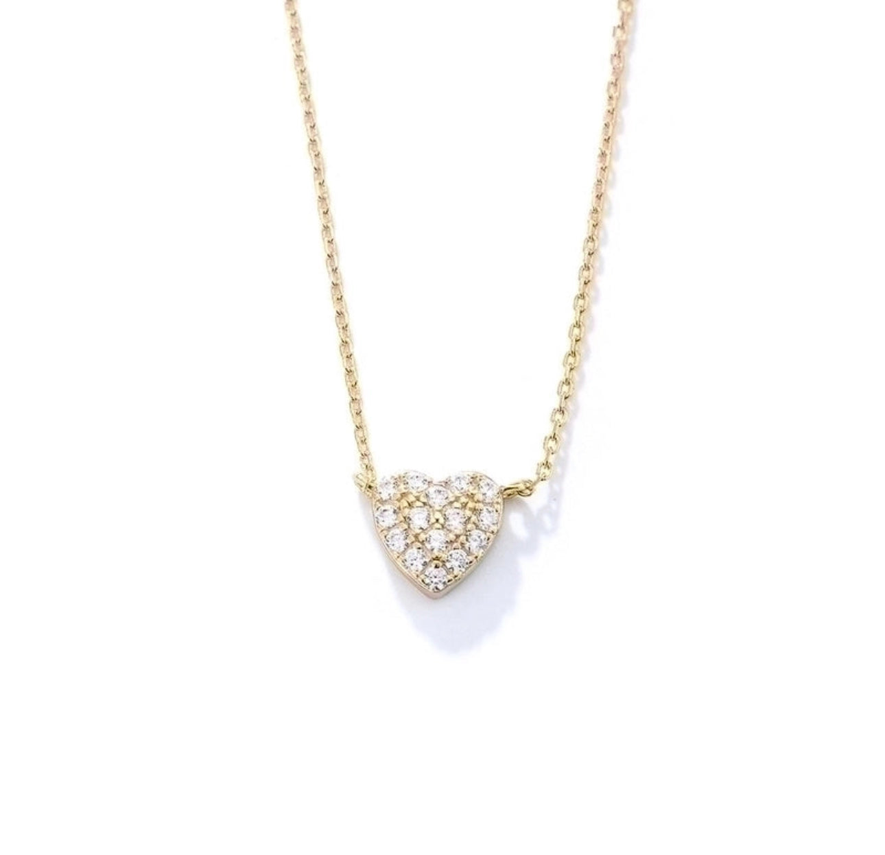 Heart Pendant Sterling Silver Necklace