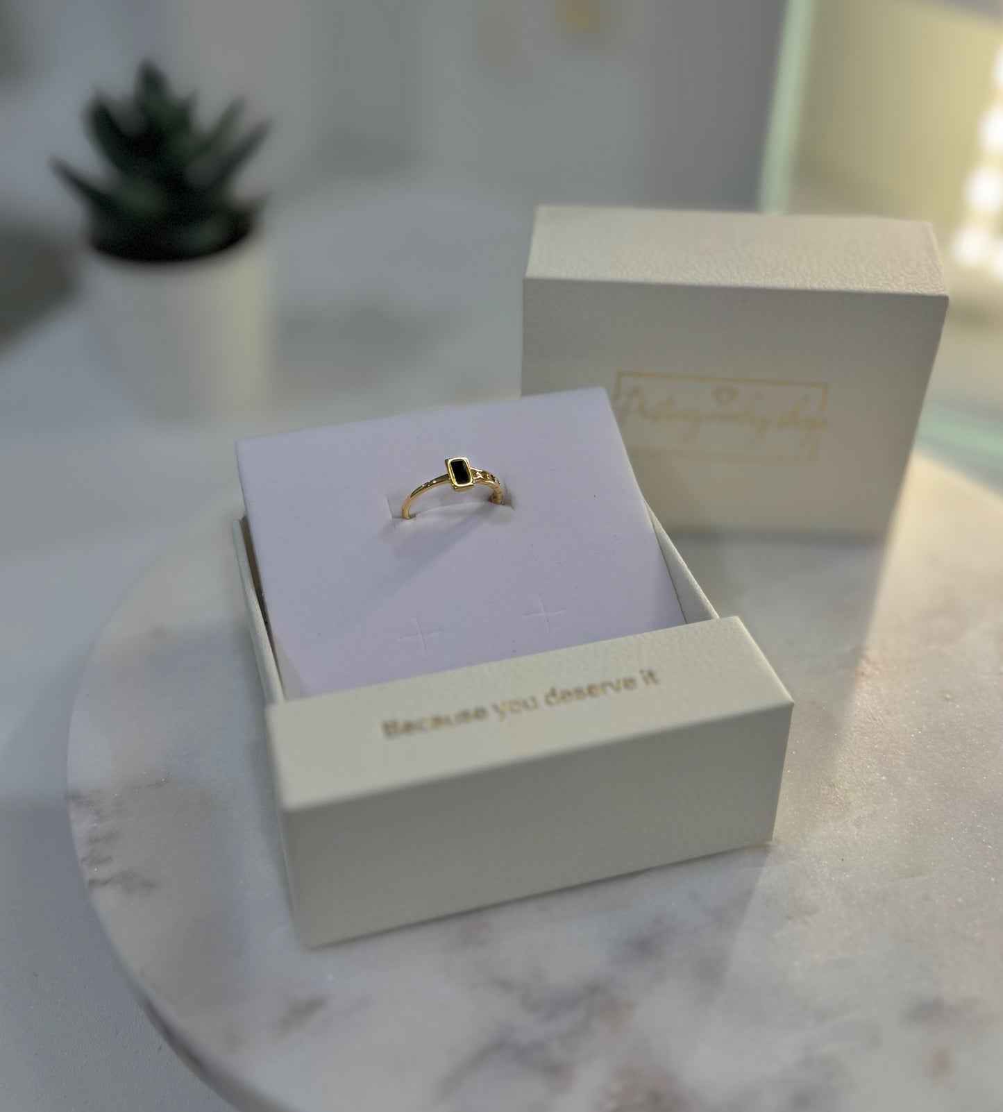 Two Sides To Every Story Statement Ring