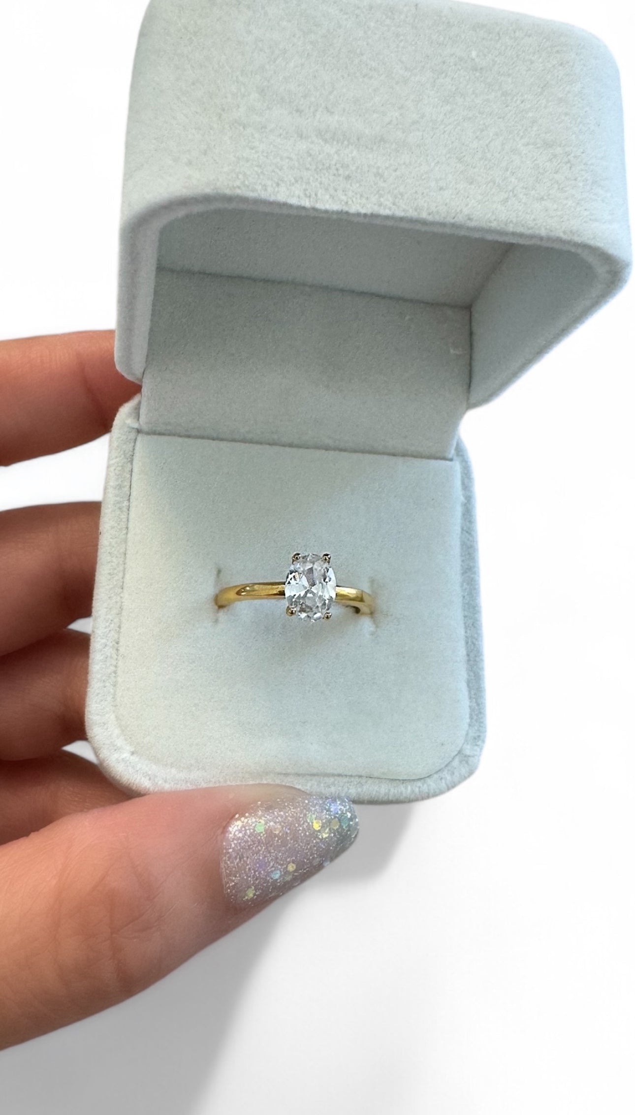 Solitaire 4 Prong Promise Ring