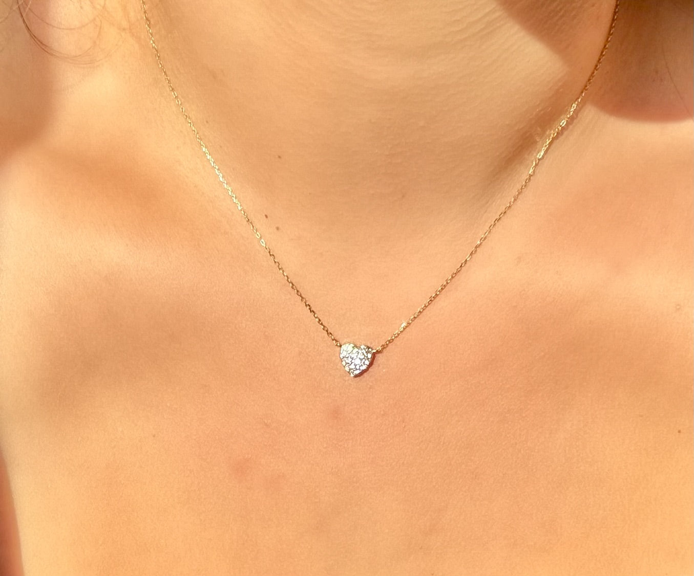 Heart Pendant Sterling Silver Necklace