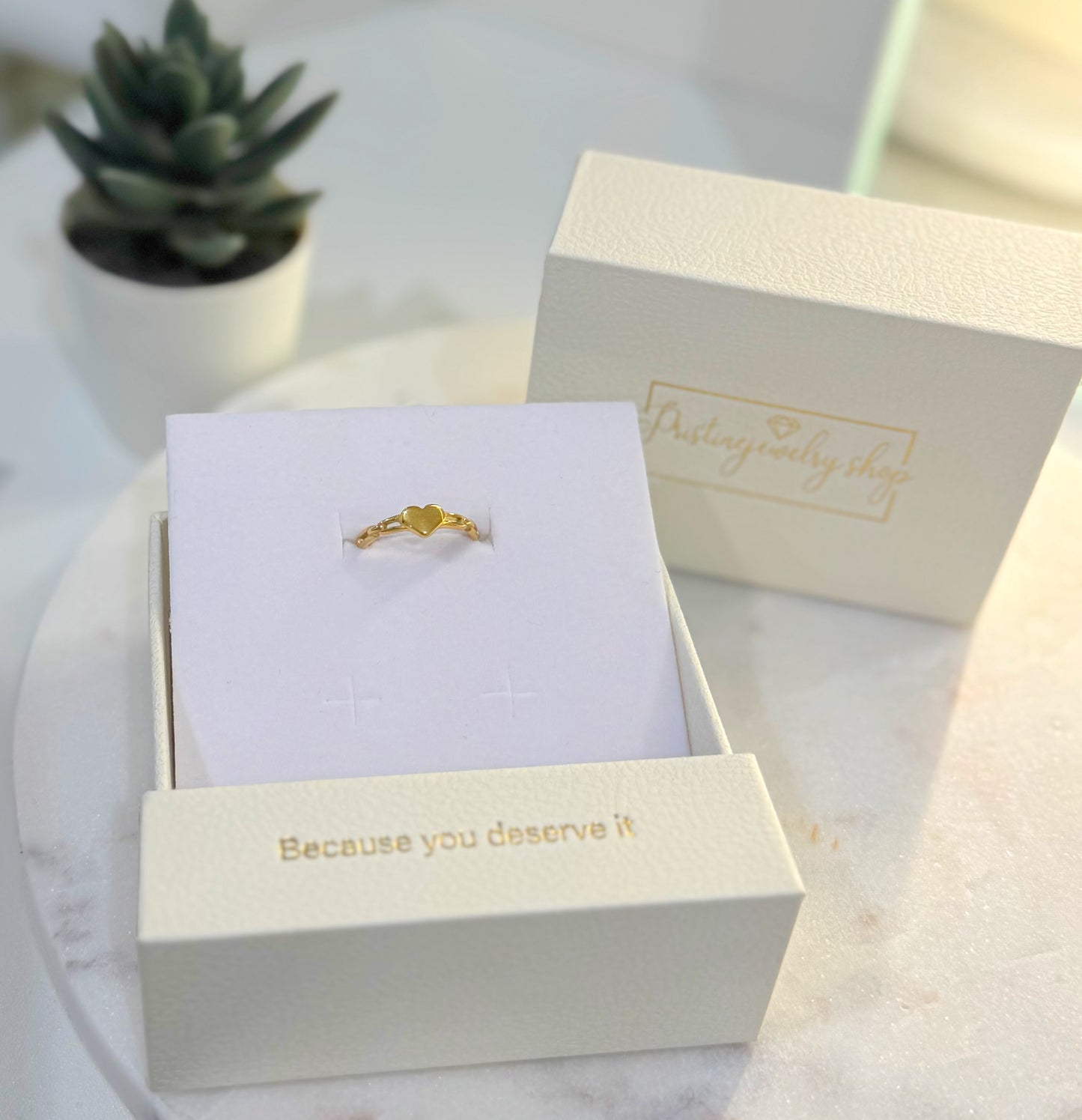 Heart Of Love Ring, A Promise To Myself
