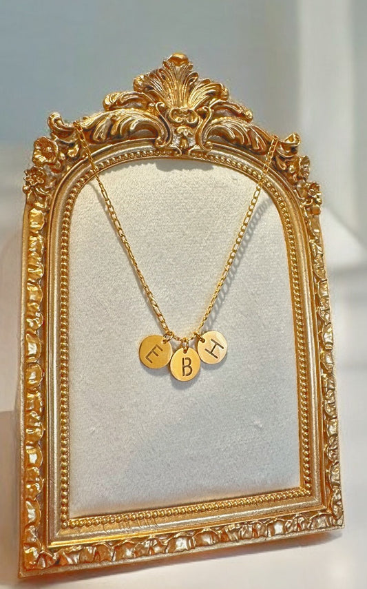 Figaro chain Initials necklace