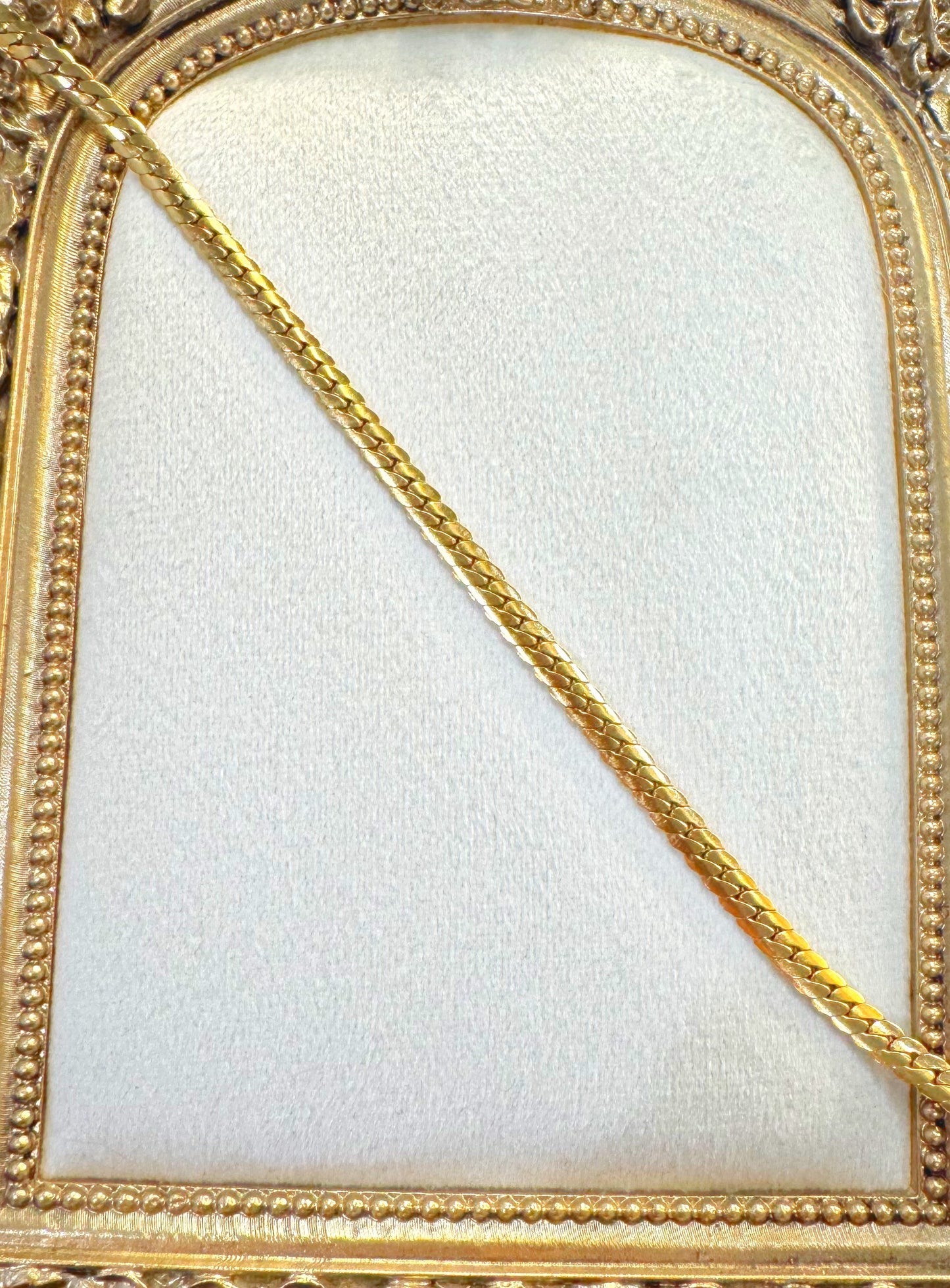 Golden silk snake chain