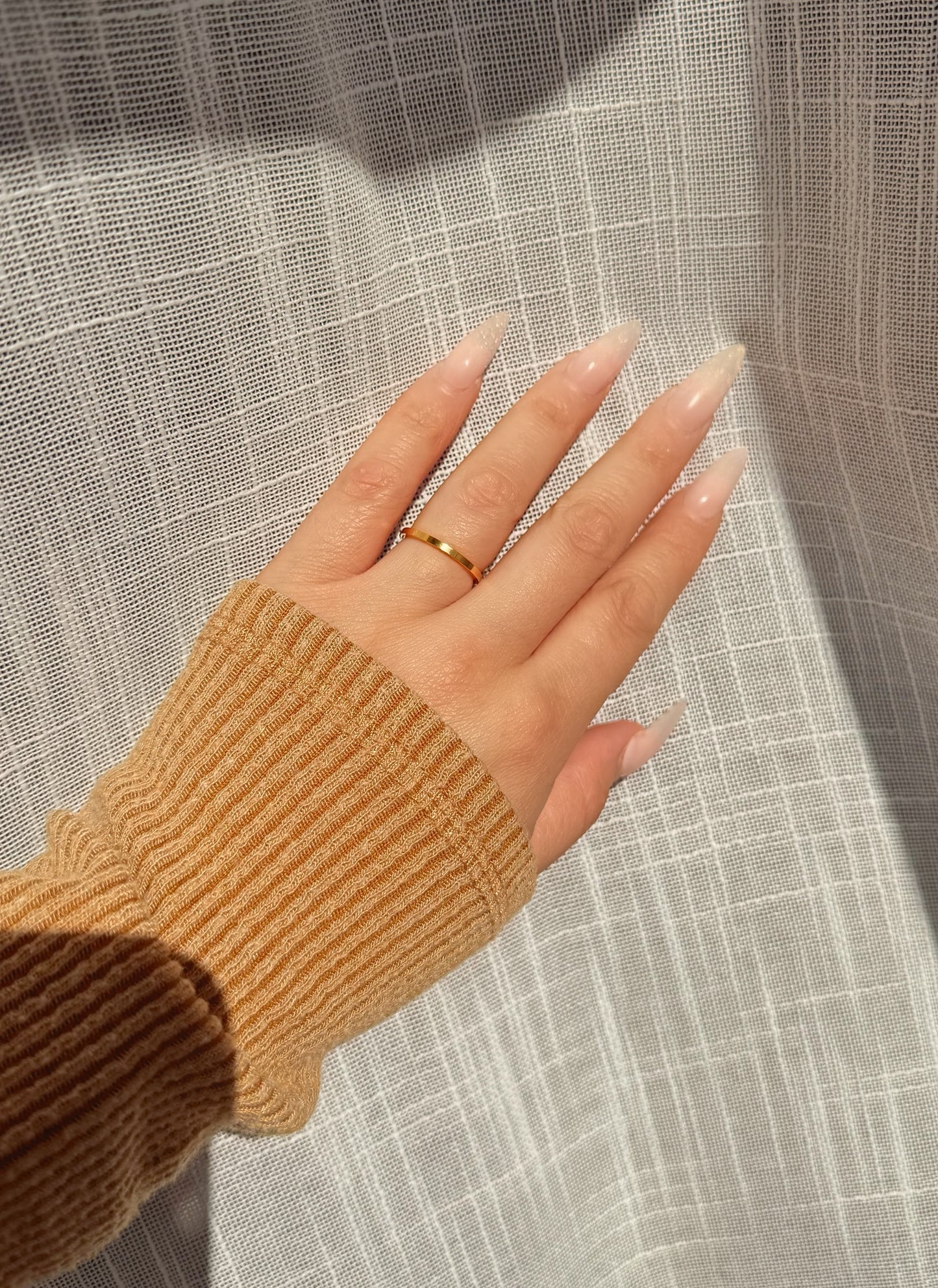 Golden Hour - Minimalist Stacking Ring