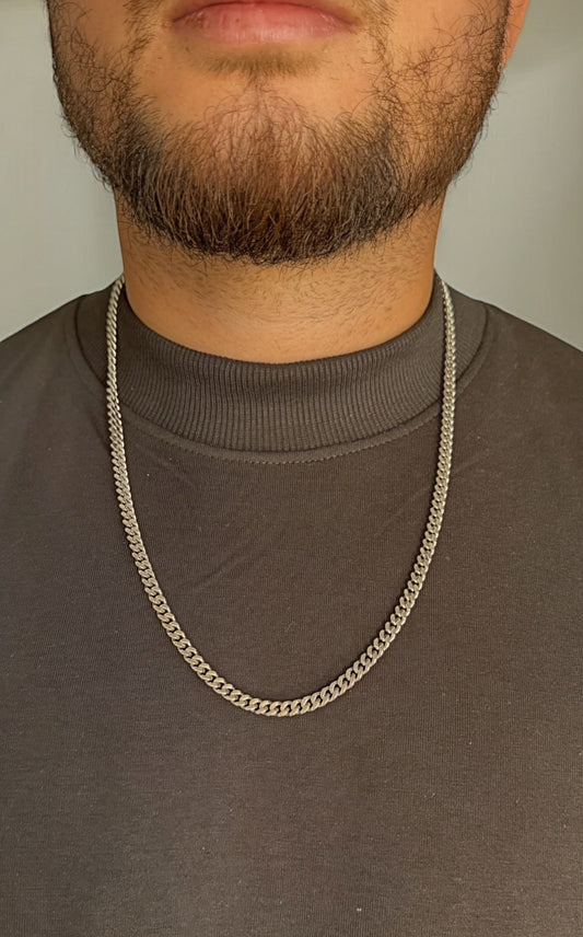 5mm Diamond Cut Curb Chain, 24in
