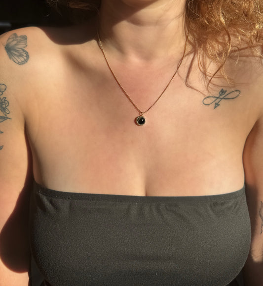 Cat Eye Pendant Necklace